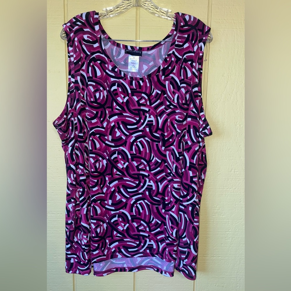 JMS 4X Vibrant Purple Sleeveless Top 

117